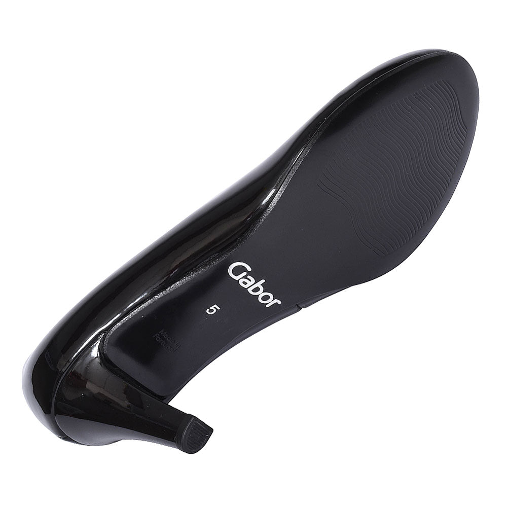 310 Court Shoe For Ladies  In Blk Patent
