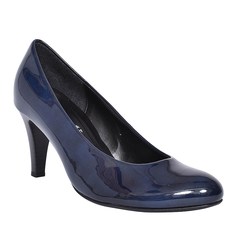 310 Court Shoe For Ladies  In Navy Patent
