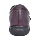 Ladies Keswick 2v Velcro Shoe In Burgandy