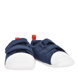 Boys Pre-walker Roam Craft Navy Canvas Shoe  In Kids G Fit