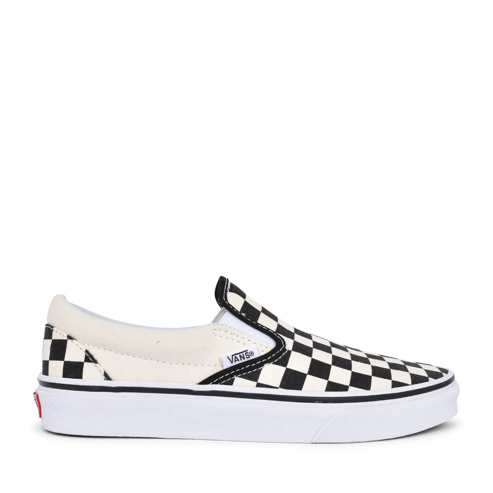 Unisex Adults Classic Slip-on Checkerboard Shoe In White