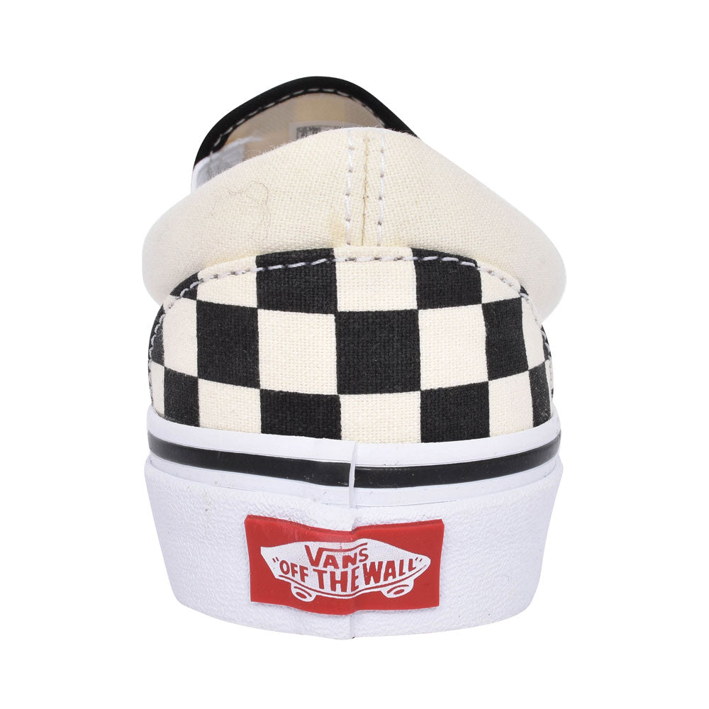 Unisex Adults Classic Slip-on Checkerboard Shoe In White