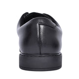 Scala Loop Black Leather Laced Shoe For Boys In Kids G Fit