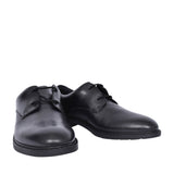 Scala Loop Black Leather Laced Shoe For Boys In Kids G Fit