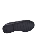 Scala Lace Black Leather Laced Shoe For Girls In Kids E Fit
