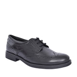 Girls J8449d Agata Laced Brogue Shoe  In Black