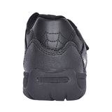 Tarantula Black Leather Velcro Shoe For Boys In Kids G Fit