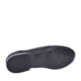 Matilda Laced M Fit Brogue Shoe For Girls In Blk Leather