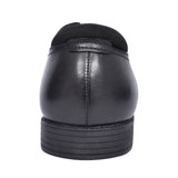 Academy Black Leather Laced Shoe For Boys In Kids F Fit