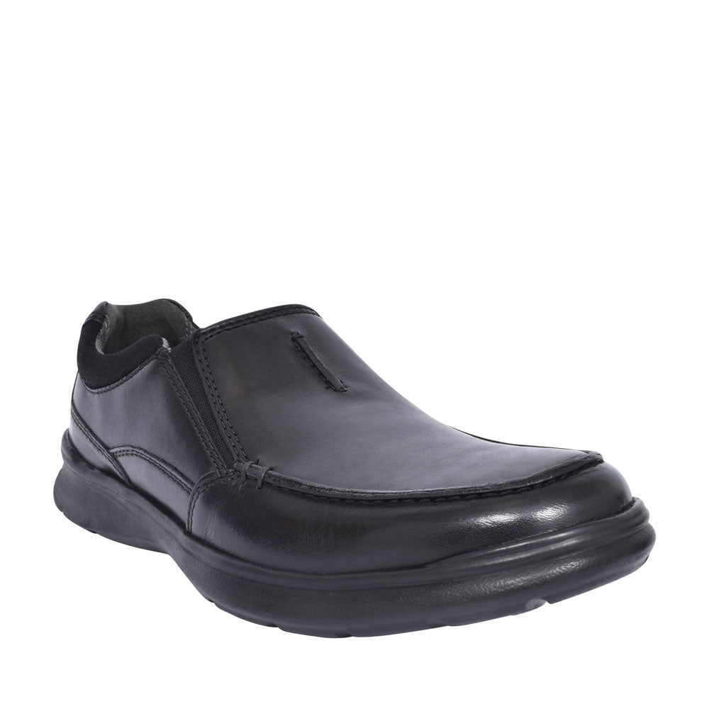 Cotrell Free Leather H Fit Slip On Shoe For Men In Blk Leather