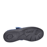 Pitsford Ex Wide 2v Velcro Slipper For Ladies In Navy