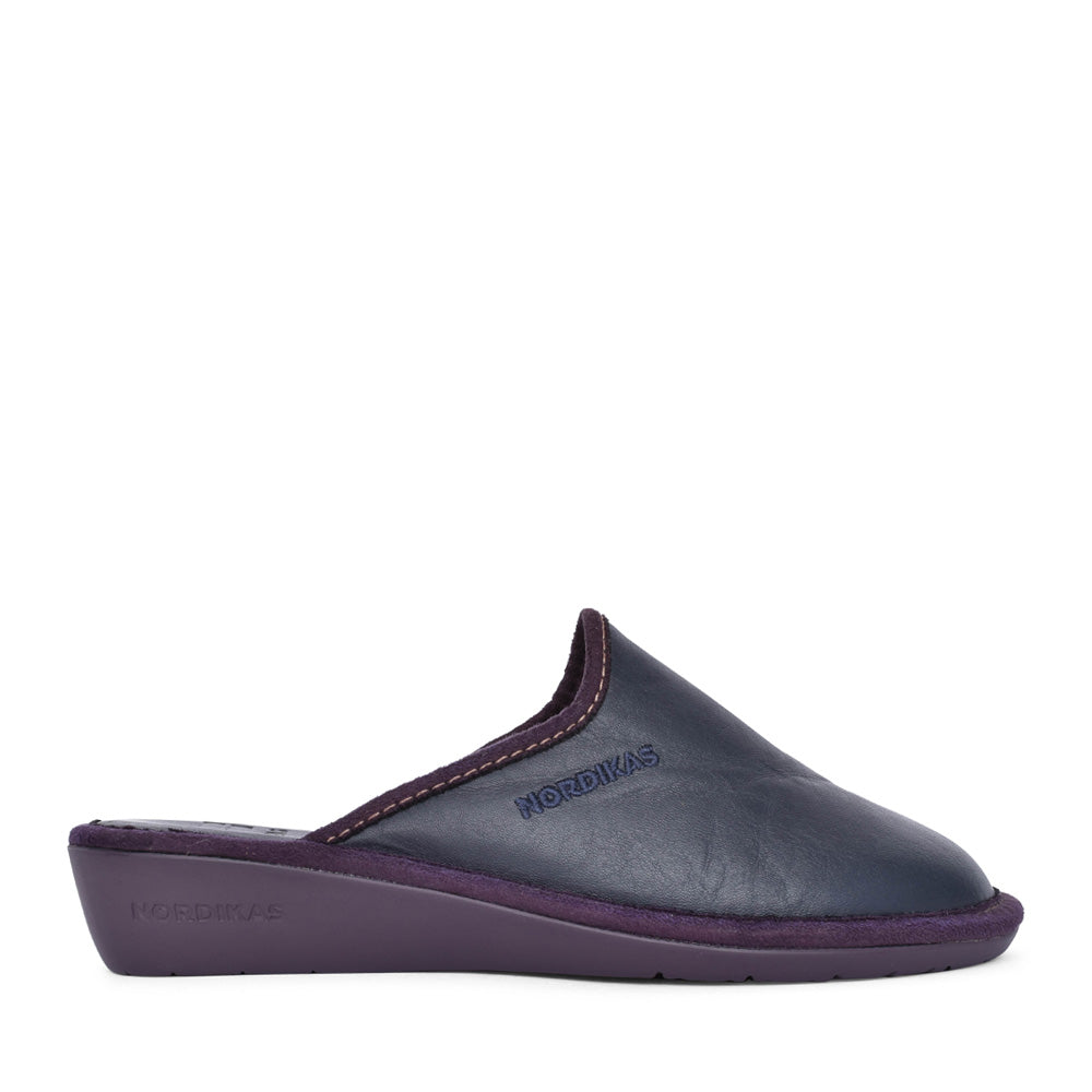 Ladies 347 Mule Slipper In Navy