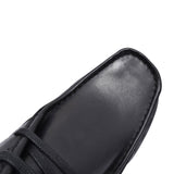 Event Casual Laced Moccasin Shoe For Men In Black