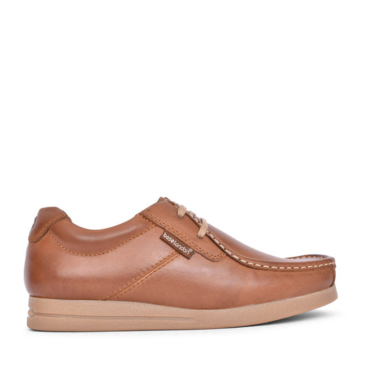 Men's Event Moccasin Shoe In Dark Tan