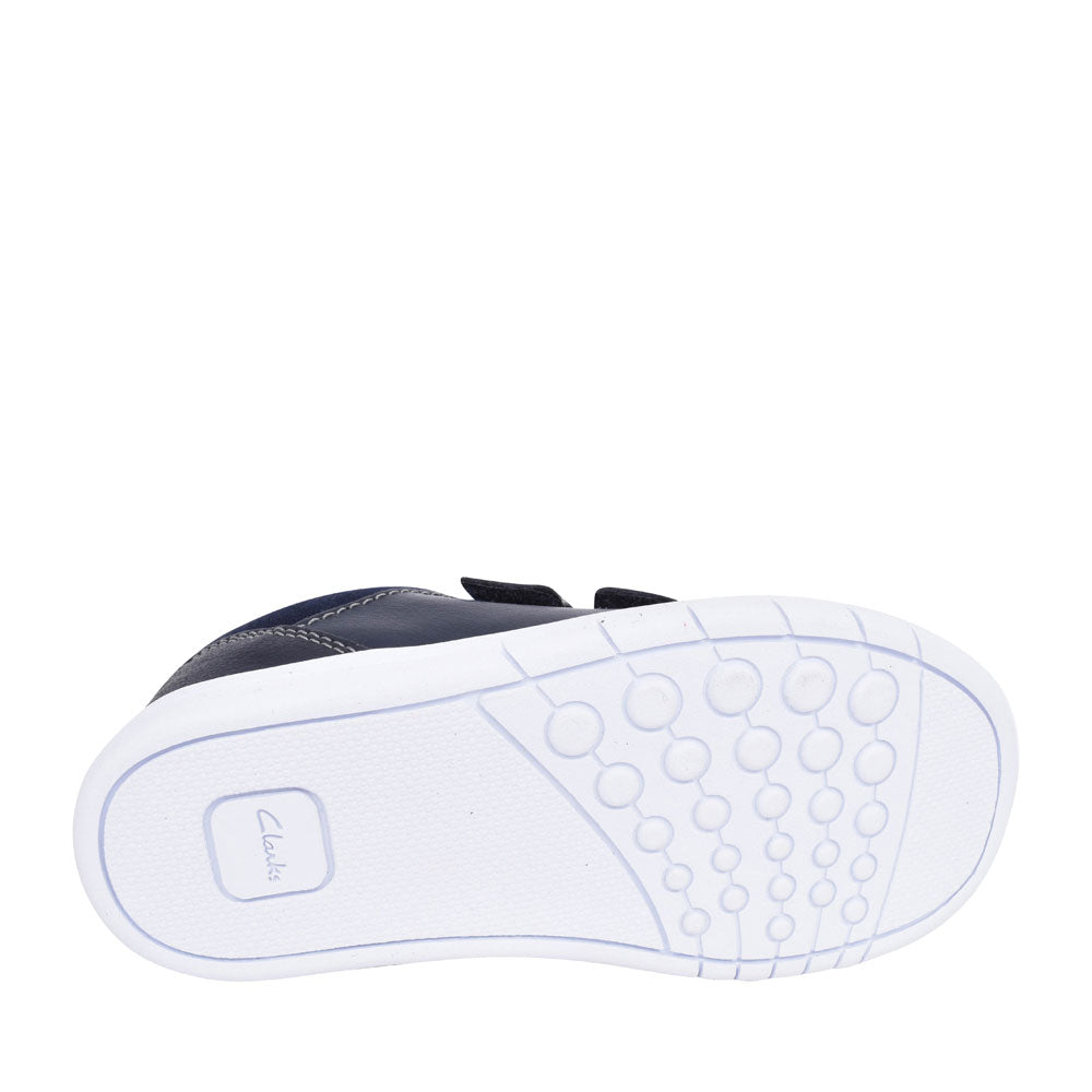 Boys Toddler Emery Sky Navy Leather Shoe In Kids F Fit