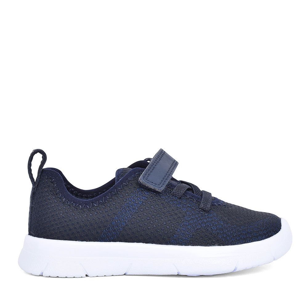 Boys Toddler Ath Flux Navy Textile Shoe In Kids G Fit