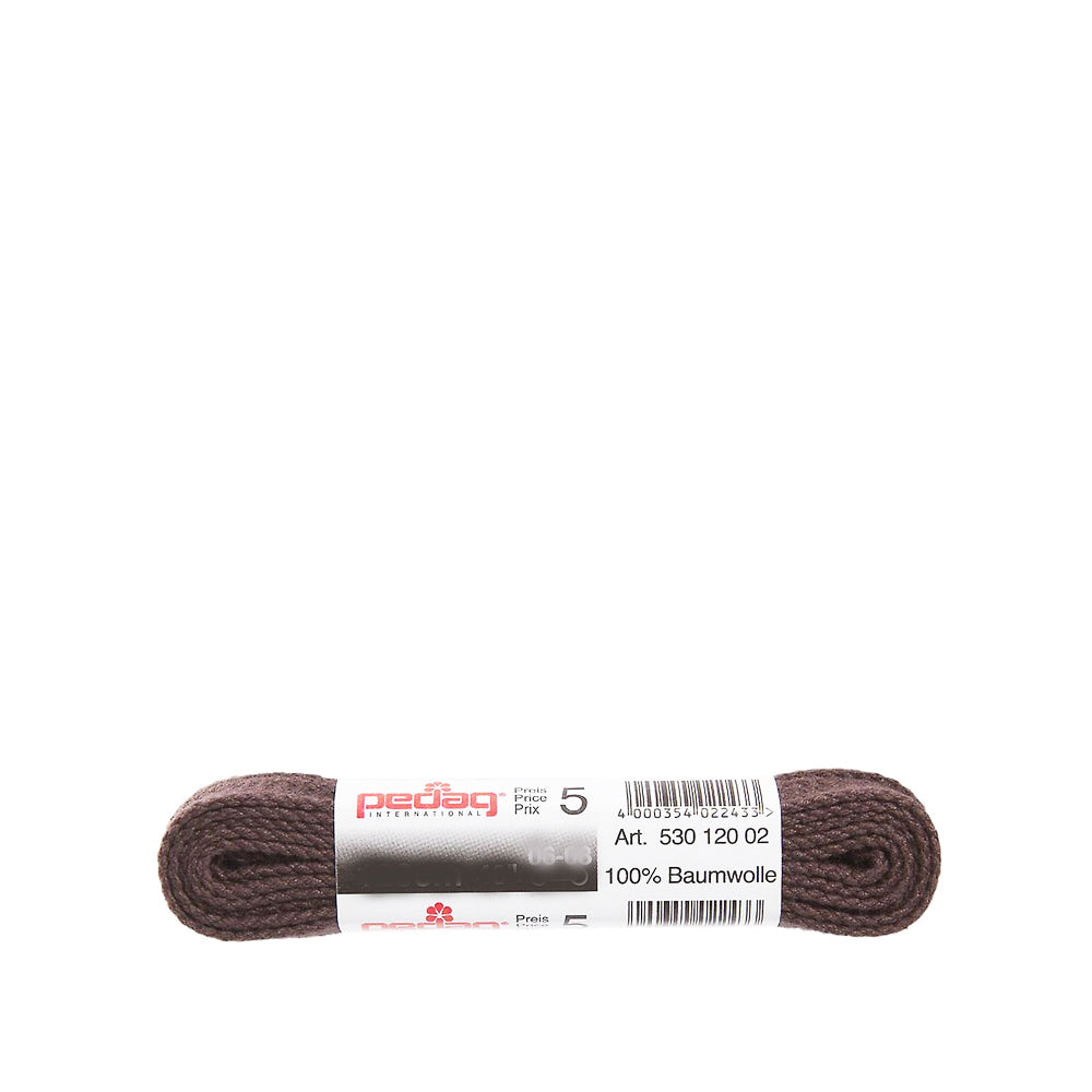 Flat Laces 120cm In Medium Brown