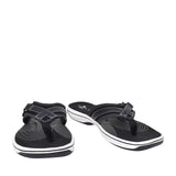 Ladies Brinkley Sea D-fit Toe Post Sandal In Black