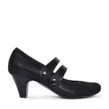 Ladies 5536 G-fit Mary Jane Court Shoe In Black