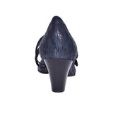 Ladies 5536 G-fit Mary Jane Court Shoe In Navy