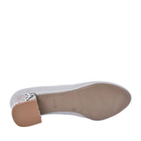 Ladies 5632 G-fit Low Heel Court Shoe  In Grey