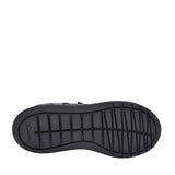Boys Scape Flare Black Leather Velcro Shoe In Kids F Fit