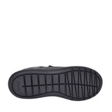 Boys Scape Flare Black Leather Velcro Shoe In Kids F Fit