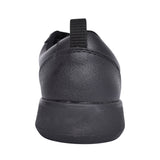 Boys Scape Flare Black Leather Velcro Shoe In Kids F Fit
