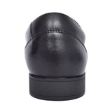 Boys Scala Step Black Leather Laced Shoe In Kids G Fit