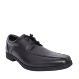 Boys Scala Step Black Leather Laced Shoe In Kids E Fit
