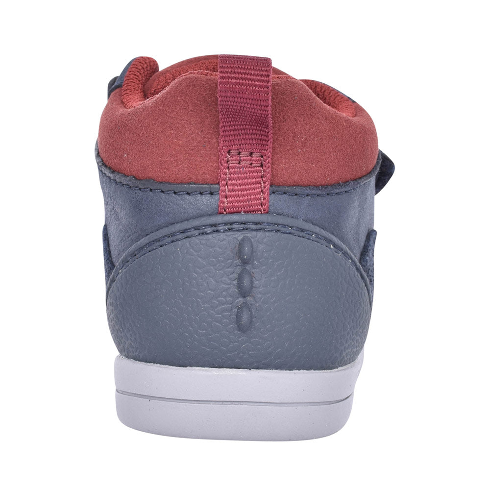 Boys Rex Park Navy Leather Velcro Boot In Kids F Fit