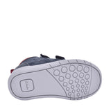 Boys Rex Park Navy Leather Velcro Boot In Kids G Fit