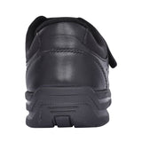 Boys Rocket Black Leather Shoe In Kids G Fit