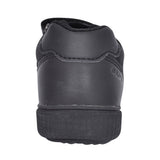 Boys J02bca Posseido Double Velcro Shoe In Blk Leather