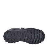 Boys J0424a Savage Double Velcro Shoe In Blk Leather