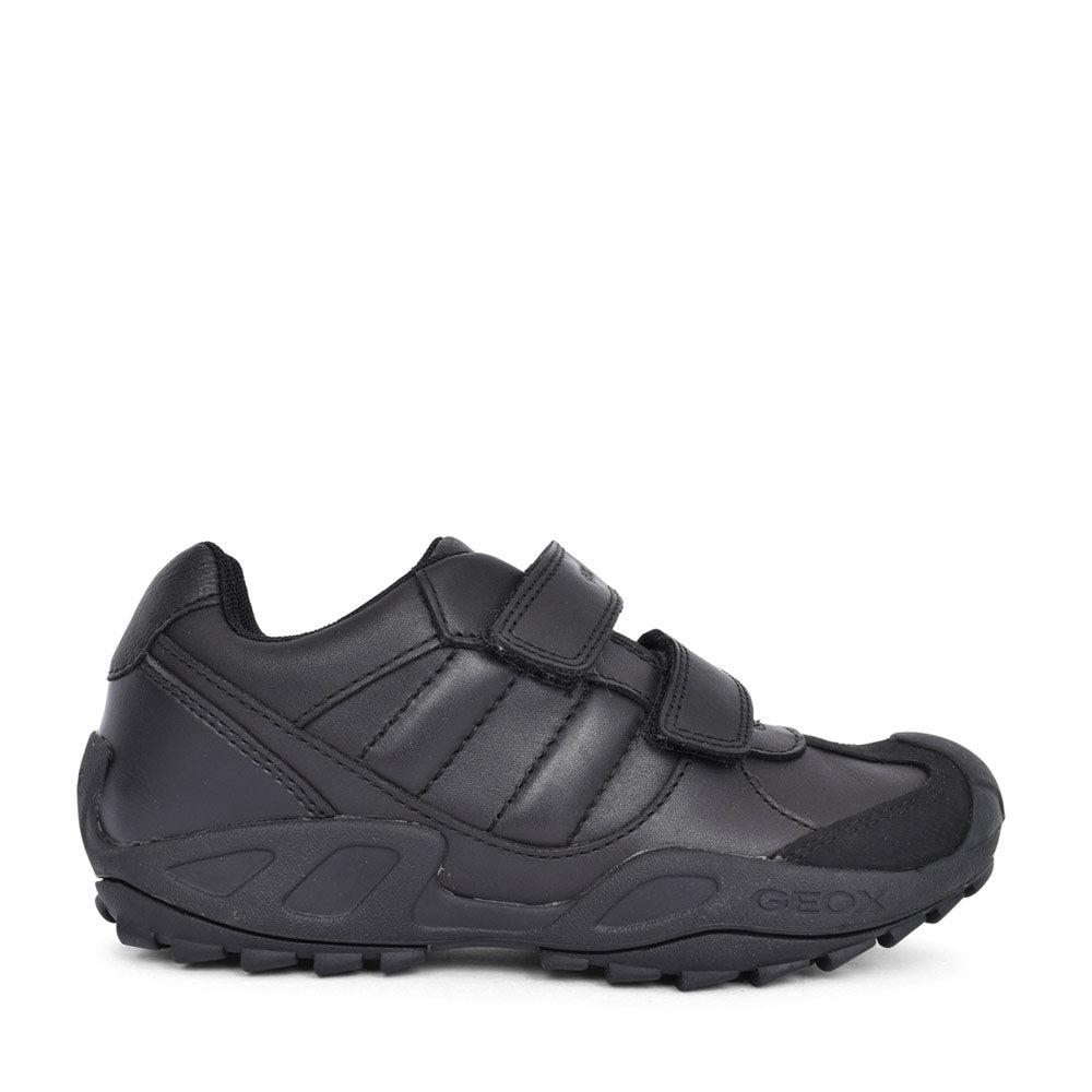 Boys J841wb New Savage Waterproof Shoe  In Blk Leather