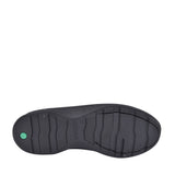 Boys Reasan Lace Black Leather Laced Shoe In Blk Leather