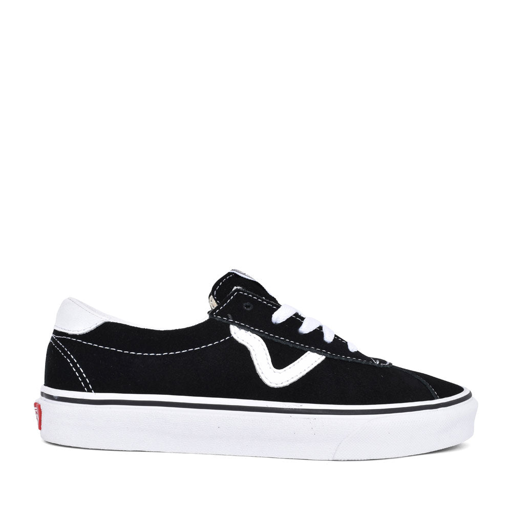 Unisex Adults Vans Sport Suede Laced Shoe In Black