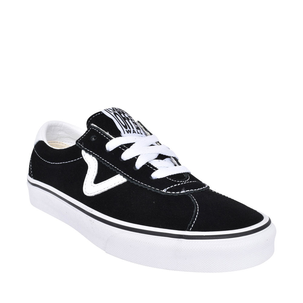 Unisex Adults Vans Sport Suede Laced Shoe In Black