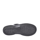 Ladies Aurora 2v Extra Wide Velcro T-bar Shoe In Navy