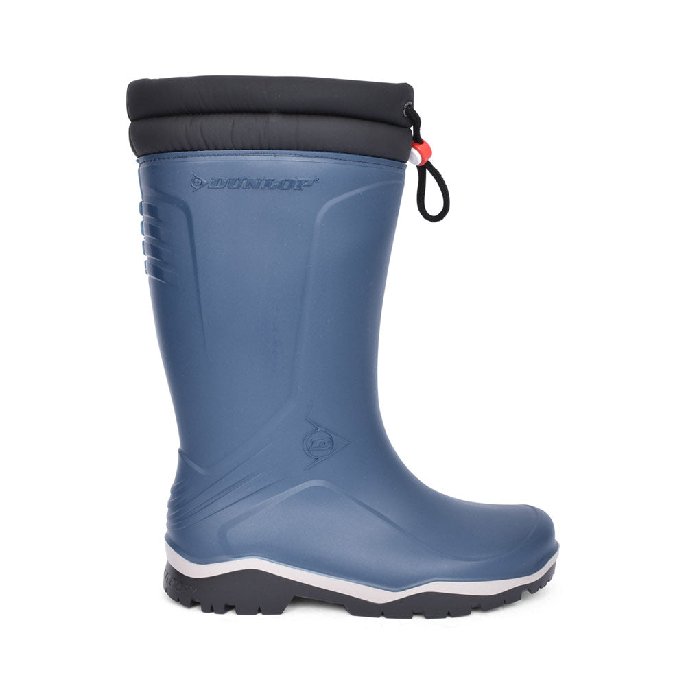 Ladies W004c Toggle Tie Long Leg Welly Boot In Navy