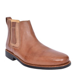 Mens Natal Slip On Ankle Boot In Tan