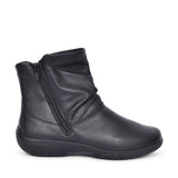 Ladies Whisper Wide Fit Leather Ankle Boot In Black