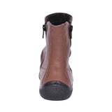 Ladies Whisper Wide Fit Leather Ankle Boot In Tan