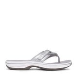 Ladies Brinley Sea D-fit Toe Post Sandal In Silver