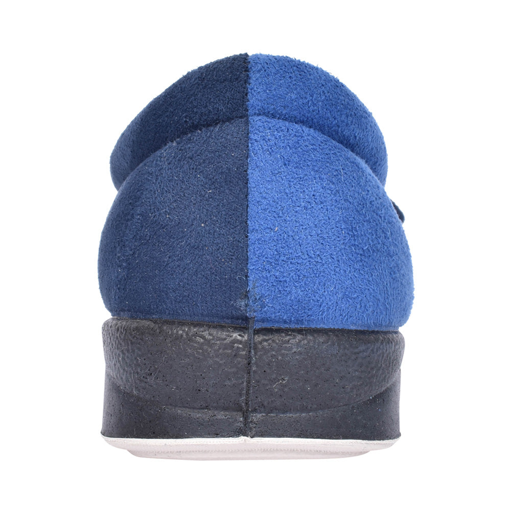Ladies Hug 424n Wide Fit Slipper In Blue