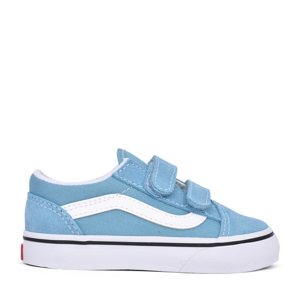 Unisex Toddler Old Skool Velcro Shoe In Sky Blue