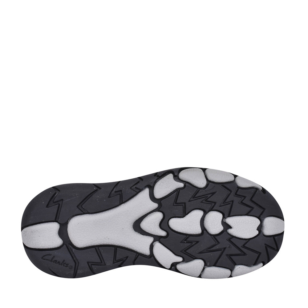 Boys Rex Stride Black Leather Velcro Shoe In Kids E Fit