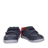 Boys Rex Play Navy/red Leather Shoe In Kids F Fit