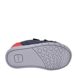 Boys Rex Play Navy/red Leather Shoe In Kids F Fit
